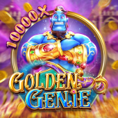Golden Genie lamp artwork