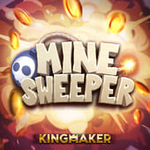 Minesweeper grid and gem artwork