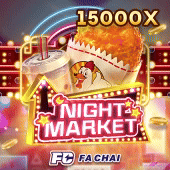 Night Market street food slot artwork