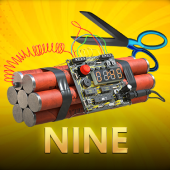 Nine number tile artwork